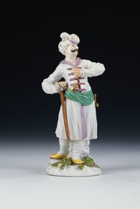 Une figure de Meissen représentant un Persan, vers 1748 - German School