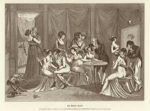 Sérail parisien (litho) - German School