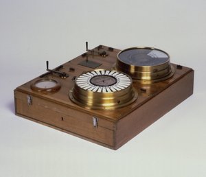 Un Zeigertelegraph, produit par Werner von Siemens - German School