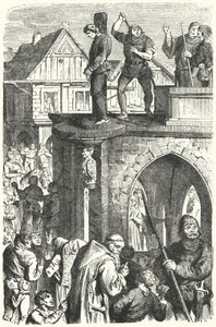 Une flagellation publique en Allemagne sous le règne de l