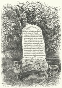 Une tablette de pierre montrant La Prière de Wessobrunn - German School