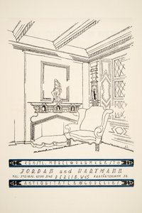 Publicité pour Jordan und Hartmann, de Styl, pub.1922 - German School