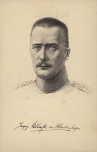 Albrecht, duc de Wurtemberg, prince allemand et général de la Première Guerre mondiale (lithographie) - German School