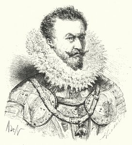 Alexandre Farnèse, duc de Parme, gouverneur des Pays-Bas espagnols - German School