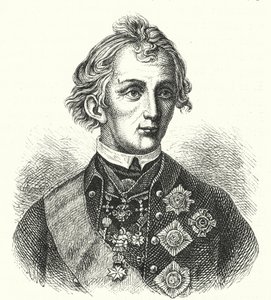 Alexandre Souvorov, général russe - German School