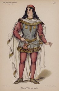 Alphonse VIII, le Noble, de La Juive de Tolède de Franz Grillparzer - German School