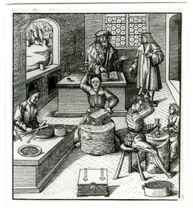 Une monnaie européenne du début du XVIe siècle, de Der Weisskunig - German School