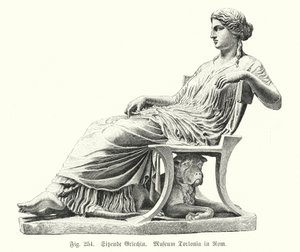 Statue grecque antique d