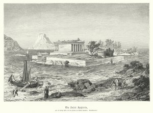 Temple grec antique d