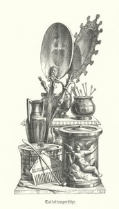 Outils romains antiques pour appliquer des cosmétiques - German School