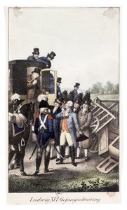 Arrestation de Louis XVI à Varennes - German School
