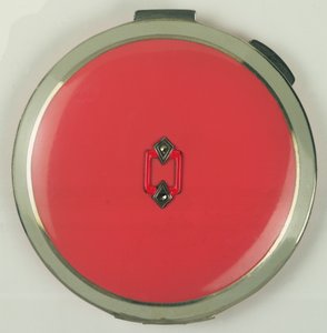 Poudrier Art Déco, fabriqué par Rowenta, années 1950 - German School