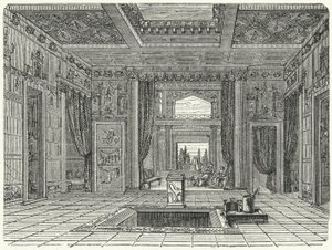 Atrium et tablinum de la Casa di Sallusti, Rome - German School