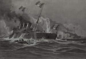 Attaque de la marine austro-hongroise sur deux destroyers de torpilleurs italiens - German School