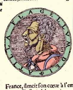 Attila - dans « Cosmographia » par Sebastiano Munster - German School