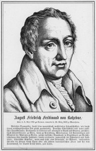 August Friedrich Ferdinand von Kotzebue (gravure)