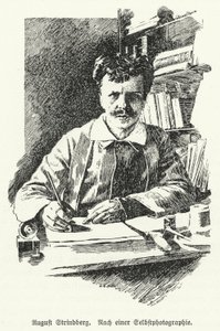 August Strindberg, dramaturge, romancier, poète et artiste suédois - German School