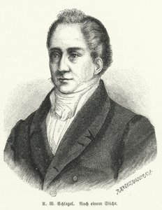 August Wilhelm Schlegel, poète et traducteur allemand - German School