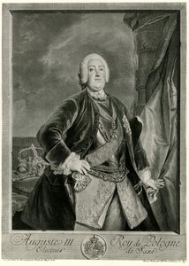 Auguste III (1696-1763) Roi de Pologne - German School