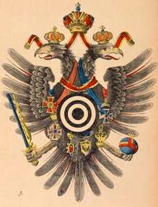 Armoiries impériales austro-hongroises comme cible de tir à l