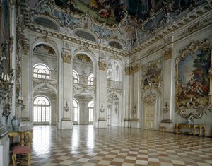 Art baroque : vue du Grand Salon - German School