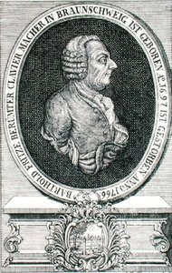 Barthold Fritz (1697-1766) gravé par J.C. Eberling - German School