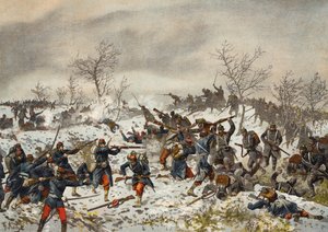 Bataille avant Le Mans-Champagne, guerre franco-prussienne, 11 janvier 1871