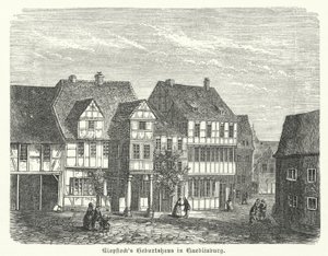 Lieu de naissance du poète Friedrich Gottlieb Klopstock, Quedlinburg, Allemagne - German School