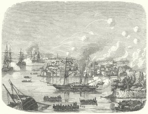 Bombardement de Canton par les Britanniques, deuxième guerre de l