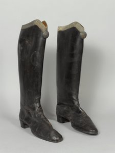 Bottes, 3e Hussards de Zieten, portées par HRH Le Duc de Connaught, avant 1914 - German School