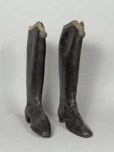 Bottes, 3e Hussards von Zieten, portées par SAR Le Duc de Connaught, avant 1914 - German School