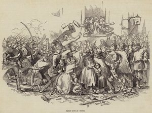 Émeutes de pain à Stettin, Allemagne, 24 avril 1847 - German School