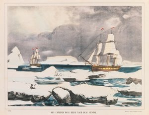 Expédition du capitaine Ross en Antarctique, publiée par J. Scholz, Mayence, entre 1839-42