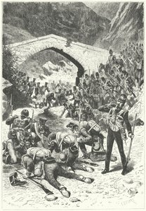 Soldats britanniques profitant d