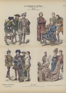 Robe bourguignonne, XVe siècle - German School