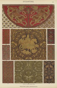 Byzantin, tissage et broderie - German School