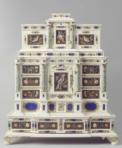 Cabinet fabriqué à Augsbourg, vers 1660-70