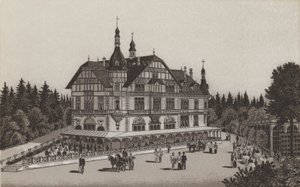 Café Jagerhaus (lithographie) - German School