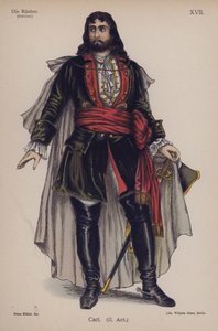 Carl, de Die Rauber (Les Brigands) de Friedrich Schiller - German School