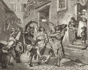 Carnaval à Rome, Italie (Illustration pour Bilder-Atlas) - German School