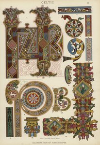 Celtique, Illumination de manuscrits - German School