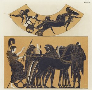 Scènes de chars de la Grèce antique - German School