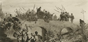 Charles V allant à Yuste (photogravure) - German School