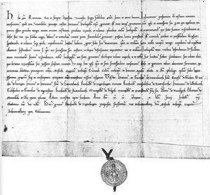 Charte de Henri Raspe, landgrave de Thuringe et anti-roi allemand, pour l