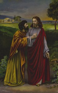 Christ et Judas Iscariot - German School