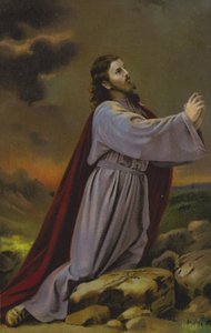 Christ à genoux - German School