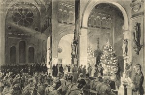 Célébrations de Noël dans une église en Flandre - German School