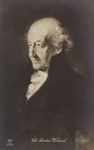 Christoph Martin Wieland (1733-1813), poète, écrivain et traducteur allemand (litho) - German School