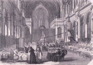 Église à Paris convertie en hôpital, Histoire de la guerre entre la France et l