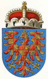 Armoiries de Moravie, vers 1898 - German School